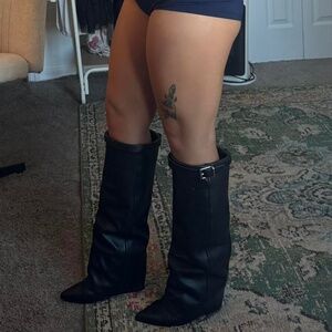 Women's Steve Madden "Corenne" Foldover Shaft Pointed Toe Knee High Boot